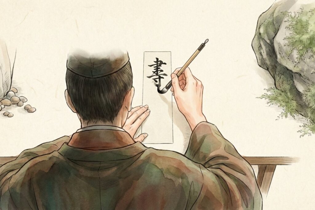 古今和歌集の詠み人とさざれ石のイメージ 平安時代の和歌が君が代の歌詞の起源