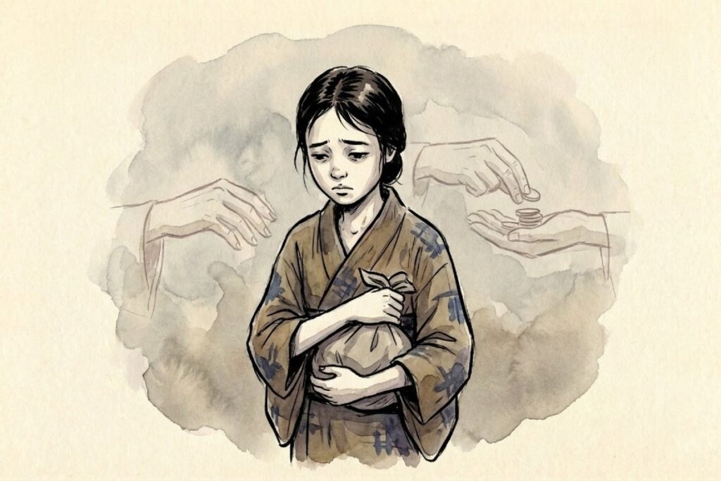 赤とんぼの歌詞の背景：当時の農村の貧困と口減らしのイメージ