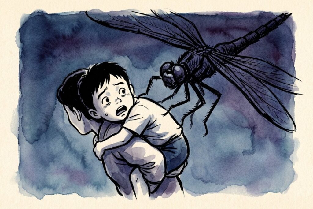 赤とんぼの歌詞が怖い理由：追われると誤解した時のホラーな光景