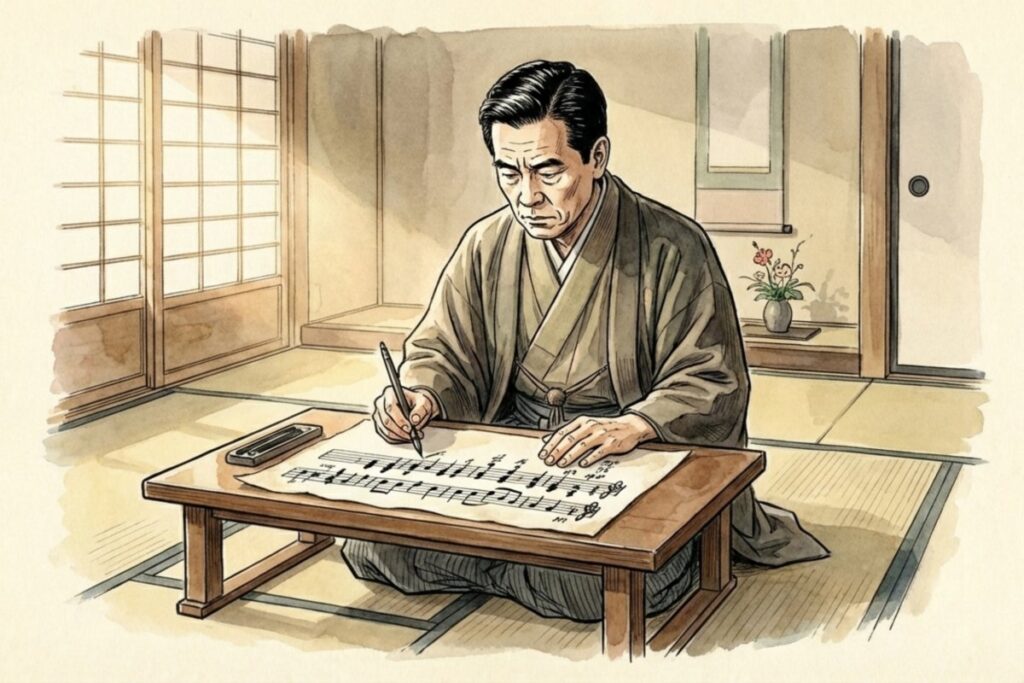 皇国の守りの歌詞に込められた意味と君が代行進曲を作曲する吉本光蔵