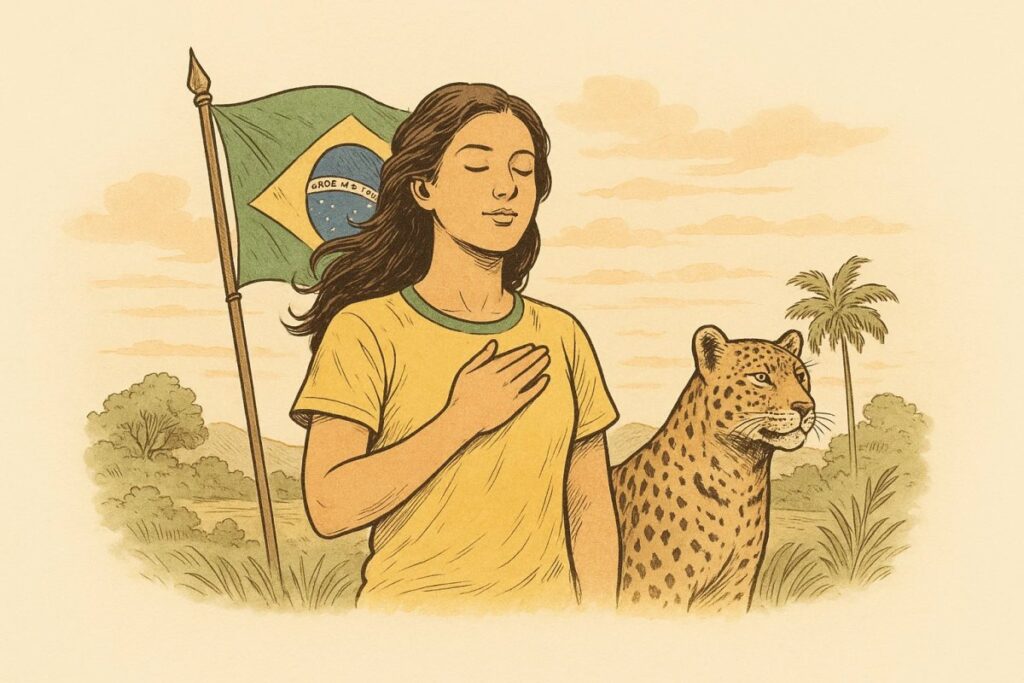 躍動感あふれるブラジル国歌