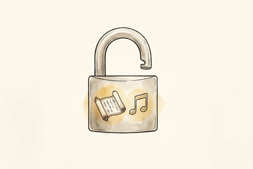 著作権保護期間が満了しパブリックドメイン（著作権フリー）となった君が代の歌詞と旋律