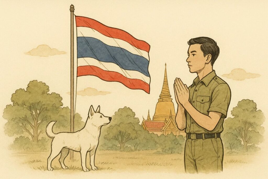 国王を讃えるタイの国歌