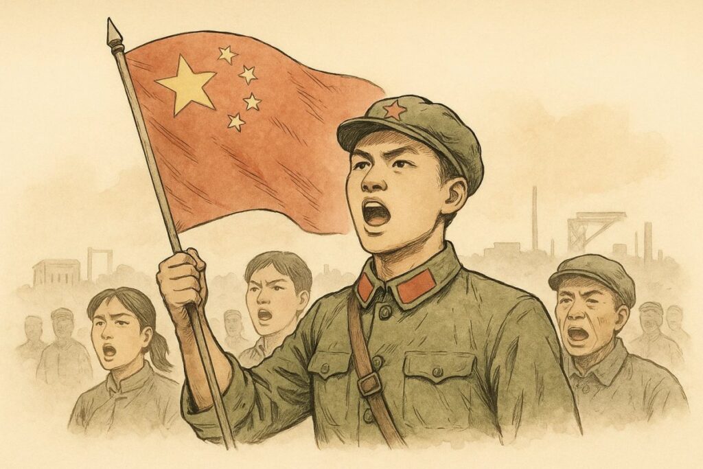 抗日義勇軍を描いた中国国歌