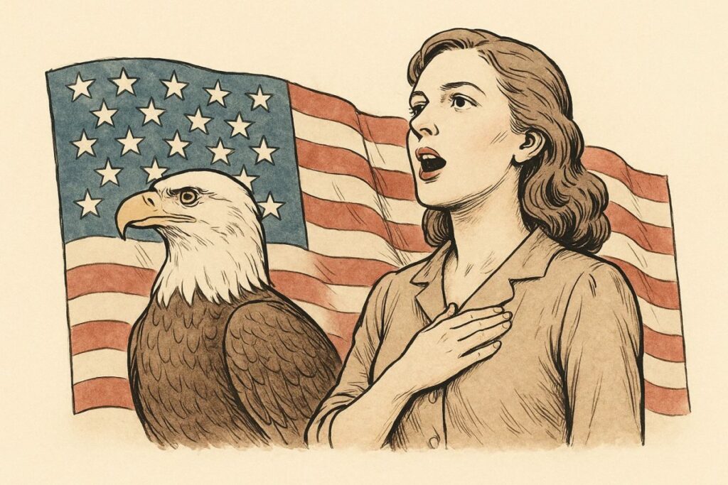 自由の精神を歌うアメリカ国歌