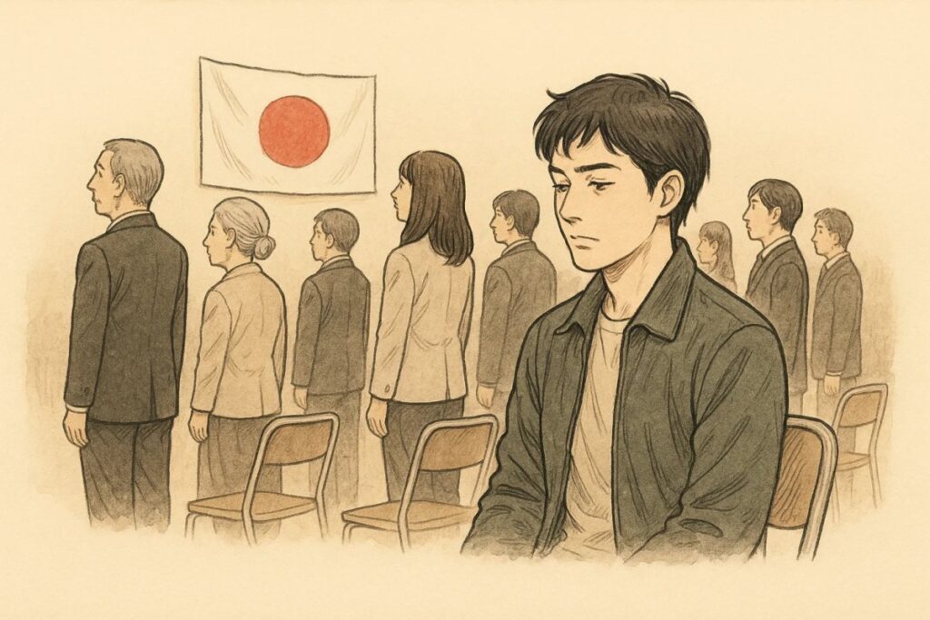 学校行事での不起立と職務命令