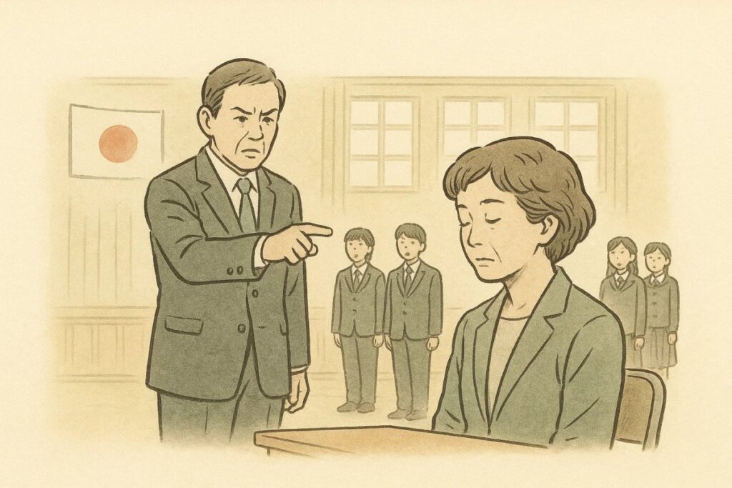 日教組と国歌斉唱問題