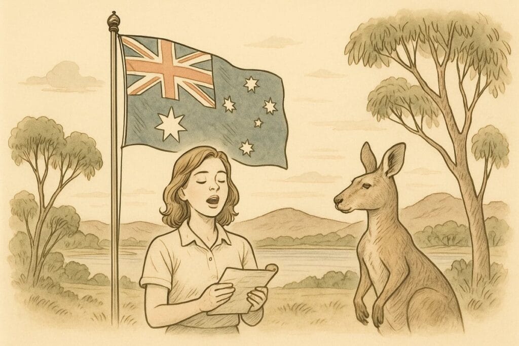 オーストラリア国歌の歌詞と和訳