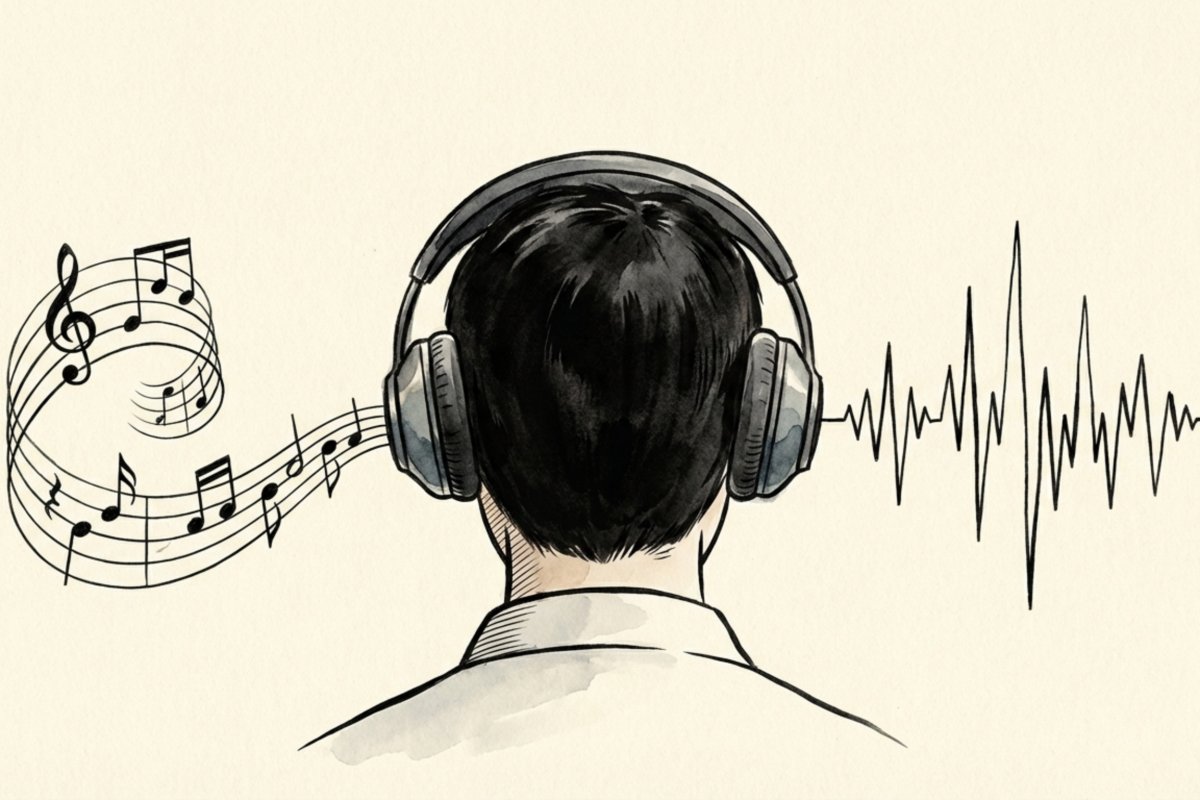 君が代を聴く海外の人々の反応と音楽的な印象のイメージ