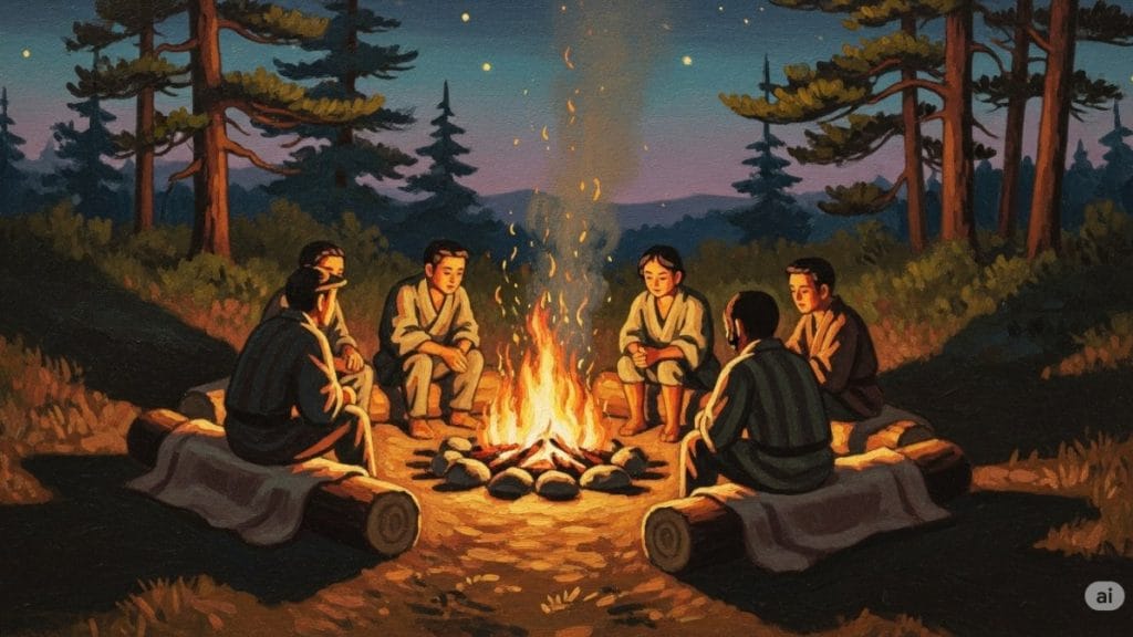 キャンプファイヤーで歌われる背景